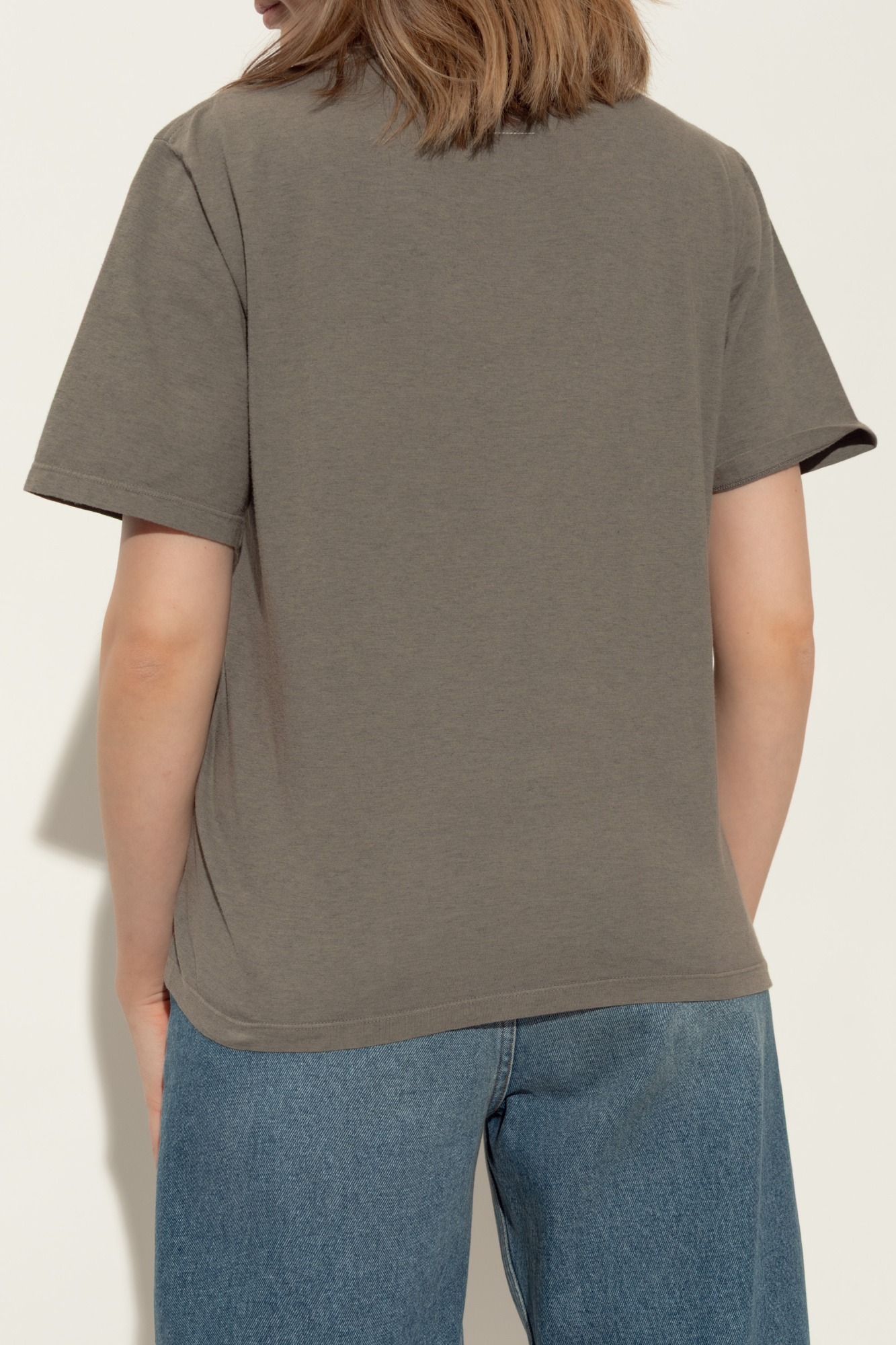 MM6 Maison Margiela ロゴ Tシャツ | グレー | FARFETCH JP